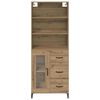 vidaXL Highboard Artisan Oak 69,5 x 34 x 180 &epsilon;&kappa;. &Epsilon;&pi;&epsilon;&xi;&epsilon;&rho;&gamma;&alpha;&sigma;&mu;έ&nu;&omicron; &xi;ύ&lambda;&omicron;