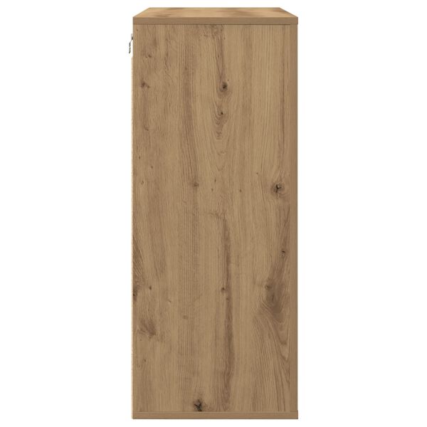 vidaXL Ντουλάπα Τοίχου Καλλιτεχνικού Δρυός 80x33x80 εκ. Μοριοσανίδα