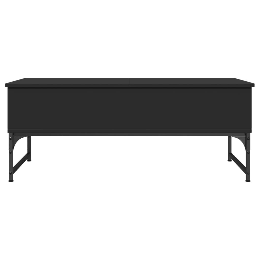 vidaXL Τραπεζάκι Σαλονιού Μαύρο 100 x 50 x 40 εκ. Επ. Ξύλο & Μέταλλο