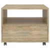 vidaXL Τραπεζάκι Σαλονιού Sonoma Δρυς 55 x 55 x 40 εκ. Επεξεργ. Ξύλο
