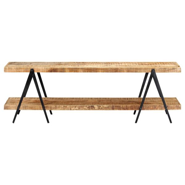 vidaXL Έπιπλο Τηλεόρασης 160 x 40 x 50 εκ. από Μασίφ Ξύλο Μάνγκο