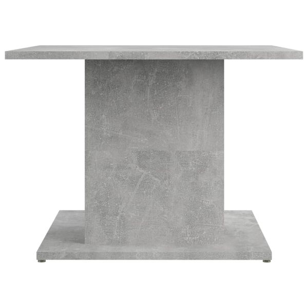 vidaXL Τραπεζάκι Σαλονιού Γκρι Σκυροδ. 55,5x55,5x40 εκ. Επεξεργ. Ξύλο