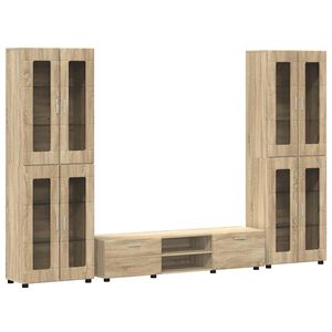 vidaXL &Sigma;&epsilon;&tau; &epsilon;&pi;ί&pi;&lambda;&omicron;&upsilon; &tau;&eta;&lambda;&epsilon;ό&rho;&alpha;&sigma;&eta;&sigmaf; &mu;&epsilon; &sigma;&upsilon;&rho;&tau;ά&rho;&iota; FLORIN 3 pcs &Delta;&rho;ύ&sigmaf; Sonoma