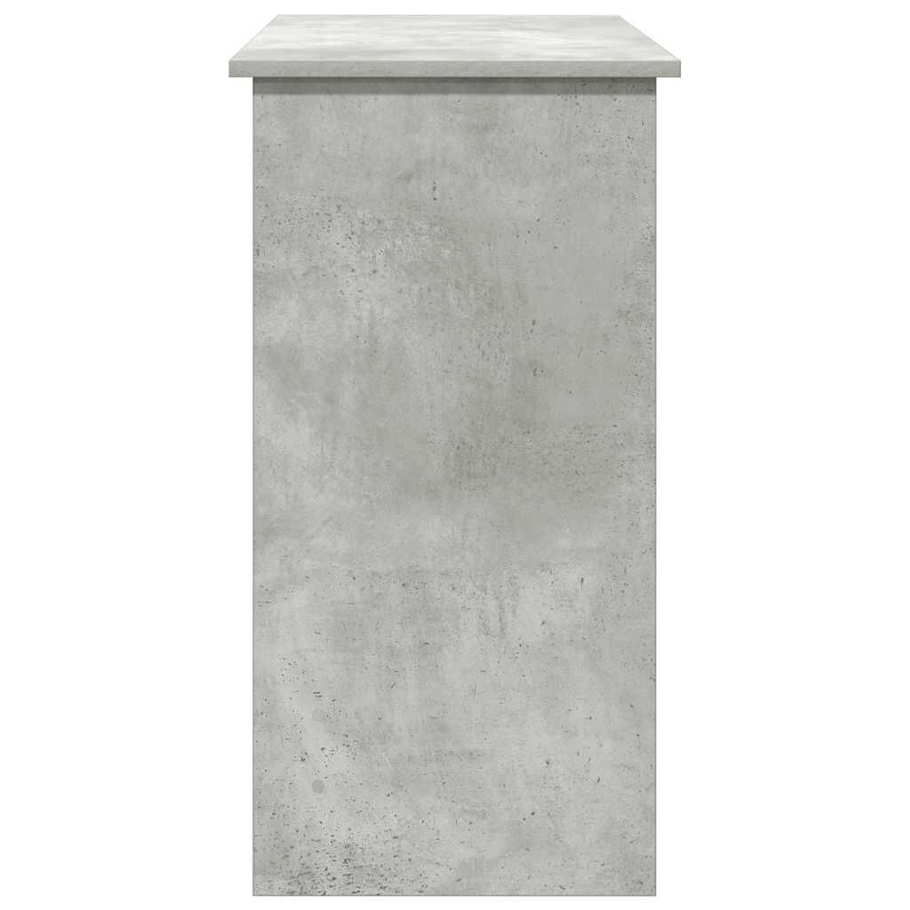 vidaXL Γραφείο Γκρι του Σκυροδέματος 80 x 40 x 75 εκ. από Μοριοσανίδα