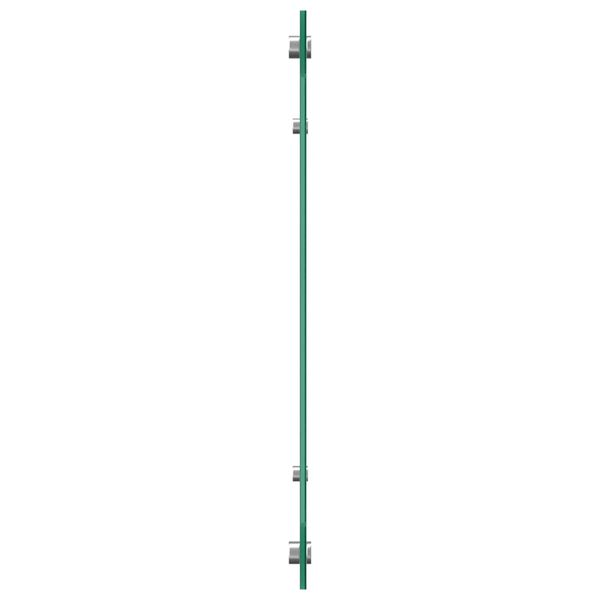 vidaXL Κουζινοκάγκελο Διάφανο 110x40x0.6 εκ Σκληρυμένο Γυαλί