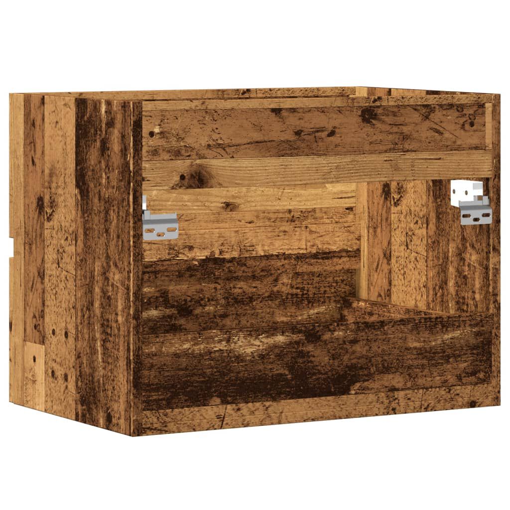 vidaXL Ντουλάπι Μπάνιου Παλαιό Ξύλο 60x38,5x45 εκ. Επεξεργασμένο Ξύλο