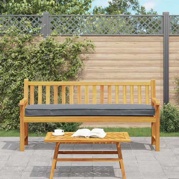 vidaXL Μαξιλάρι παλέτας Ανθρακί 180 x 40 x 8 εκ. Ύφασμα Oxford