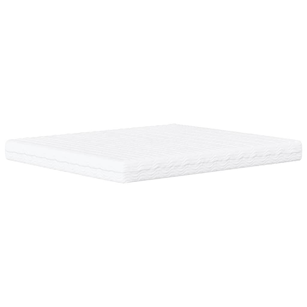 vidaXL Κρεβάτι με Στρώμα Μαύρο 180x200 εκ. από Συνθετικό δέρμα