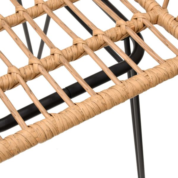 vidaXL Καρέκλες Κήπου 2 τεμ. 56 x 64 x 80 εκ. Ρατάν Πολυαιθυλενίου