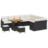 vidaXL &Sigma;&epsilon;&tau; &Kappa;&alpha;&nu;&alpha;&pi;έ &Kappa;ή&pi;&omicron;&upsilon; &mu;&epsilon; &mu;&alpha;&xi;&iota;&lambda;ά&rho;&iota; 12 pcs &Mu;&alpha;ύ&rho;&omicron; &sigma;&upsilon;&nu;&theta;&epsilon;&tau;&iota;&kappa;ό &rho;&alpha;&tau;ά&nu;