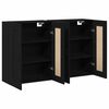 vidaXL Ντουλάπα τοίχου Επιτοίχιο 2 pcs artisan δρυς 160 x 34 x 90 εκ