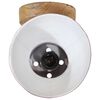 vidaXL Φωτιστικό Τοίχου 25 W Αντικέ Κόκκινο 11,5x11,5x25 εκ. Ε27