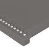 vidaXL Κεφαλάρια Κρεβατιού 2 τεμ. Γκρι 90x5x78/88 εκ. Συνθετικό Δέρμα