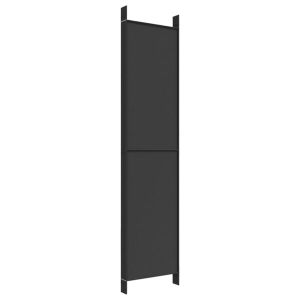 vidaXL Διαχωριστικό Δωματίου με 6 Πάνελ Μαύρο 300x220 εκ. από Ύφασμα