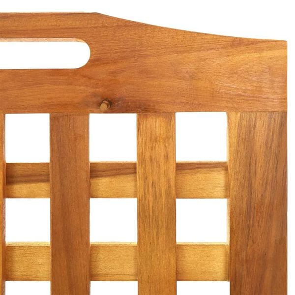 vidaXL Διαχωριστικό Χώρου με 3 Πάνελ 121,5x2x115εκ. Μασίφ Ξύλο Ακακίας