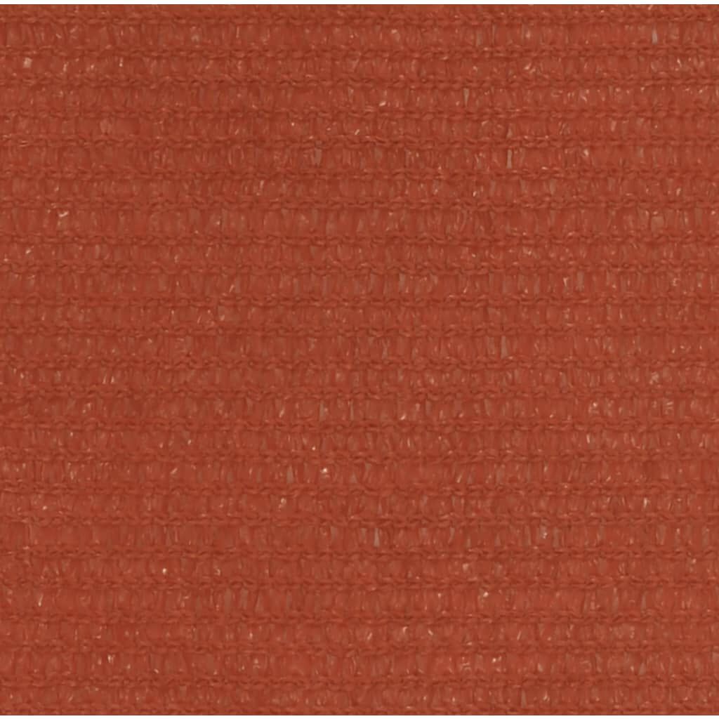 vidaXL Πανί Σκίασης Τερακότα 3 x 3 x 4,2 μ. από HDPE 160 γρ/μ²