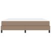 vidaXL Κρεβάτι με στρώμα Καπουτσίνο 180 x 200 cm Τεχνητό δέρμα
