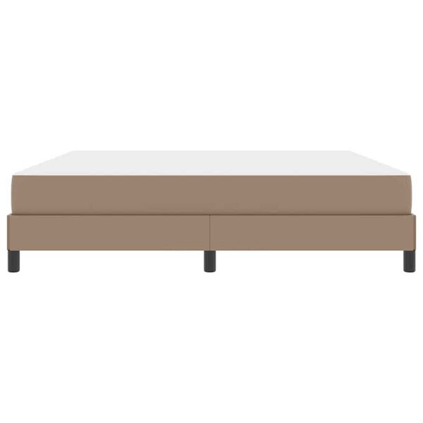 vidaXL Κρεβάτι Άλλο Καπουτσίνο 180 x 200 cm Τεχνητό δέρμα