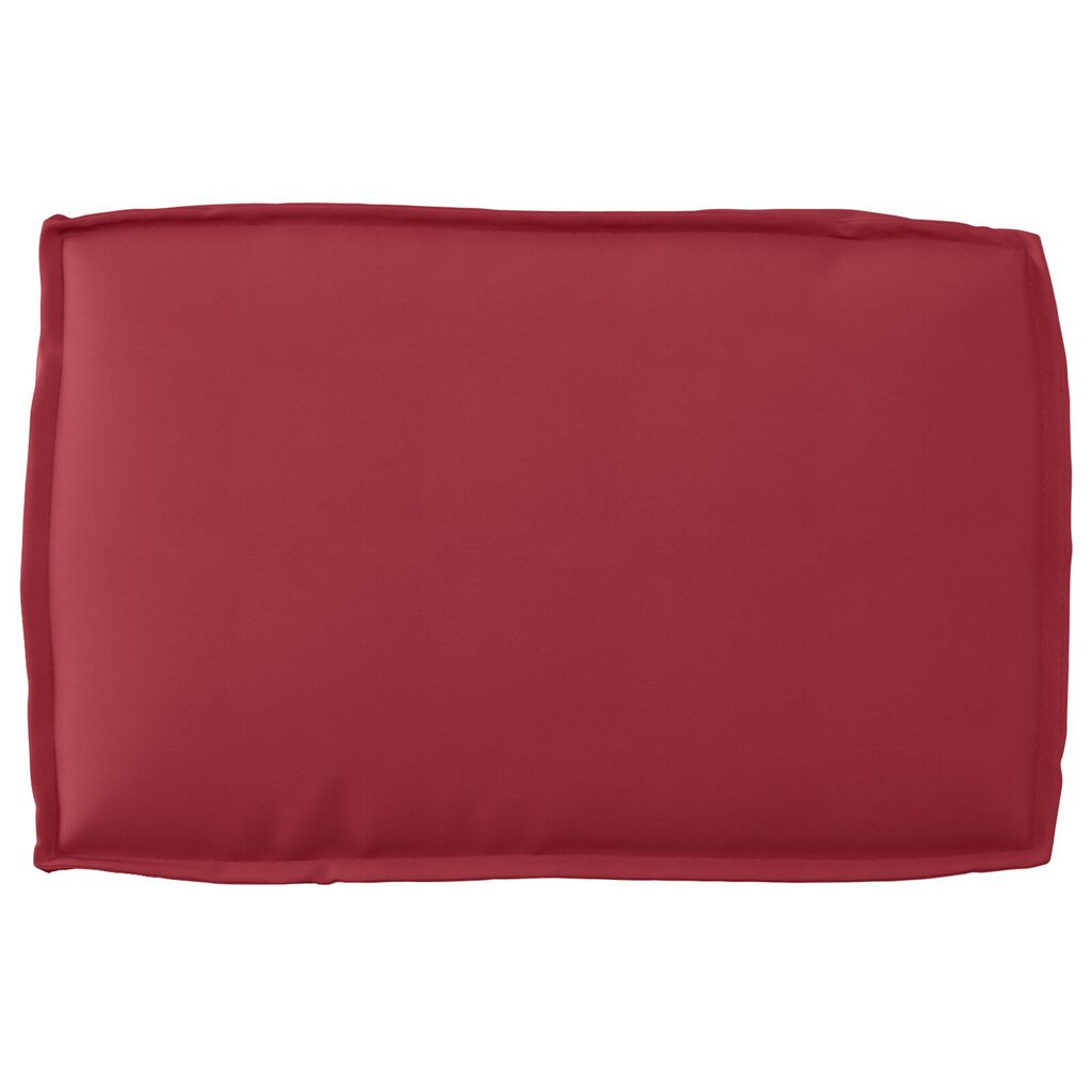 vidaXL Σετ Μαξιλαριών Παλέτας 2 Τεμαχίων Wine Red Oxford Fabric