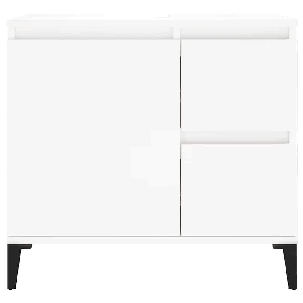 vidaXL Ντουλάπι Μπάνιου Λευκό 65 x 33 x 60 εκ. από Επεξεργασμένο Ξύλο