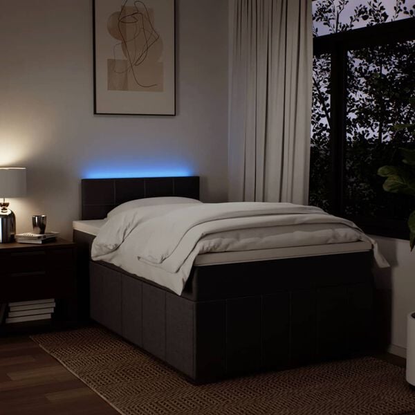 vidaXL &Kappa;&rho;&epsilon;&beta;ά&tau;&iota; Boxspring &mu;&epsilon; &Sigma;&tau;&rho;ώ&mu;&alpha; &Sigma;&kappa;&omicron;ύ&rho;&omicron; &Kappa;&alpha;&phi;έ 120x190 &epsilon;&kappa; &Upsilon;&phi;&alpha;&sigma;&mu;ά&tau;&iota;&nu;&omicron;