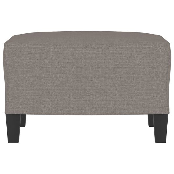 vidaXL Υποπόδιο Taupe 60x50x41 εκ. Υφασμάτινο