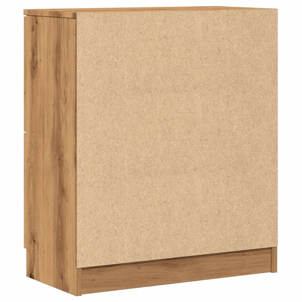 vidaXL Μπουφές Αρτισιανή Δρυς 60 x 30 x 70 εκ. από Επεξεργασμένο Ξύλο