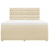 vidaXL &Kappa;&rho;&epsilon;&beta;ά&tau;&iota; Boxspring &mu;&epsilon; &Sigma;&tau;&rho;ώ&mu;&alpha; &Kappa;&rho;&epsilon;&mu; 180x200 &epsilon;&kappa;. &Upsilon;&phi;&alpha;&sigma;&mu;ά&tau;&iota;&nu;&omicron;