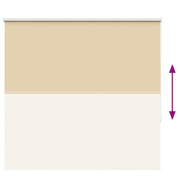 vidaXL Roller Blind Blackout Μπεζ 150x150 cm Πλάτος υφάσματος 146,6cm