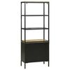 vidaXL Highboard Καφέ 70 x 35 x 180 εκ. Μασίφ ξύλο μάνγκο