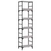 vidaXL Βιβλιοθήκη Γκρι Sonoma 50x33x188,5 εκ. Επεξεργασμένο Ξύλο