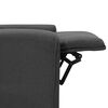 vidaXL Πολυθρόνα Μασάζ με Ανύψωση Σκούρο Γκρι Υφασμάτινη