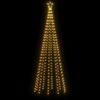 vidaXL Χριστουγεννιάτικο Δέντρο με Ακίδα 310 LED Θερμό Λευκό 300 εκ.