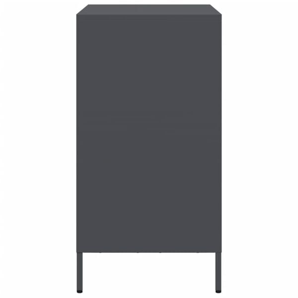 vidaXL Ντουλάπι Ανθρακί 68x39x73,5 εκ. από Χάλυβα Ψυχρής Έλασης