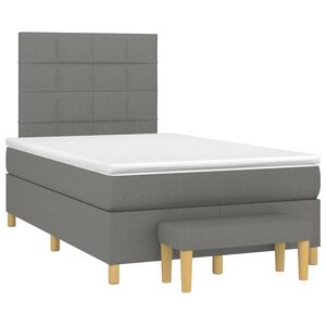vidaXL &Kappa;&rho;&epsilon;&beta;ά&tau;&iota; Boxspring &mu;&epsilon; &Sigma;&tau;&rho;ώ&mu;&alpha; &Sigma;&kappa;&omicron;ύ&rho;&omicron; &Gamma;&kappa;&rho;&iota; 120x190 &epsilon;&kappa; &Upsilon;&phi;&alpha;&sigma;&mu;ά&tau;&iota;&nu;&omicron;