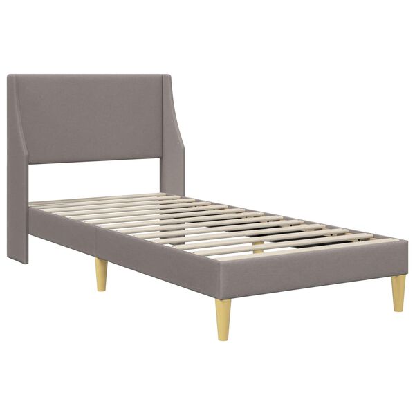 vidaXL &Sigma;&kappa;&epsilon;&lambda;&epsilon;&tau;ό&sigmaf; &Kappa;&rho;&epsilon;&beta;&alpha;&tau;&iota;&omicron;ύ &mu;&epsilon; &kappa;&epsilon;&phi;&alpha;&lambda;ά&rho;&iota; Taupe 90 x 190 cm ύ&phi;&alpha;&sigma;&mu;&alpha;