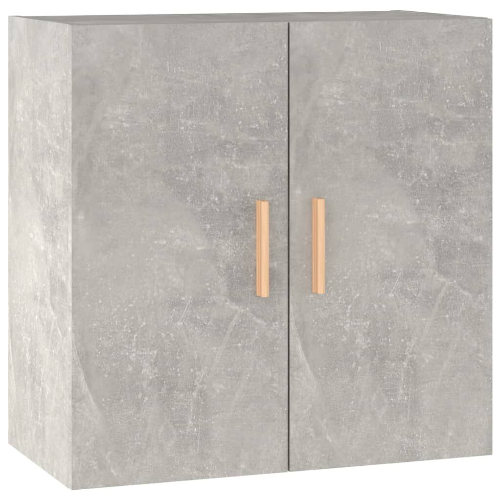 vidaXL Ντουλάπι Τοίχου Γκρι Σκυρ. 60x30x60 εκ. Επεξεργασμένο Ξύλο