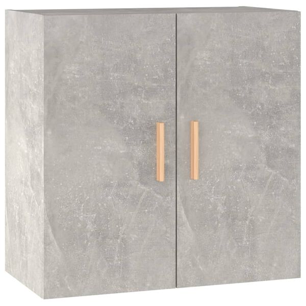 vidaXL Ντουλάπι Τοίχου Γκρι Σκυρ. 60x30x60 εκ. Επεξεργασμένο Ξύλο