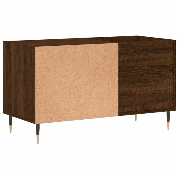 vidaXL Δισκοθήκη Καφέ Δρυς 85 x 38 x 48 εκ. από Επεξεργασμένο Ξύλο