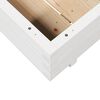 vidaXL Ζαρντινιέρα Λευκή 90x90x26,5 εκ. από Μασίφ Ξύλο Πεύκου