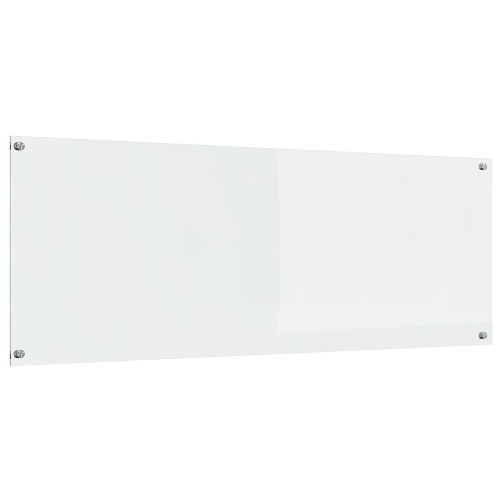 vidaXL Κουζινοκάγκελο Διάφανο 110x40x0.6 εκ Σκληρυμένο Γυαλί