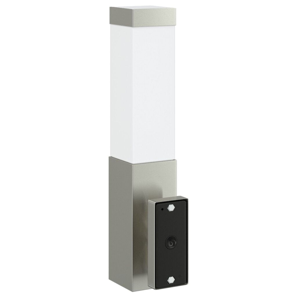vidaXL Εξωτερικά Φωτιστικά Τοίχου 2 pcs Ασημί 10.5 x 6 x 35 εκ.