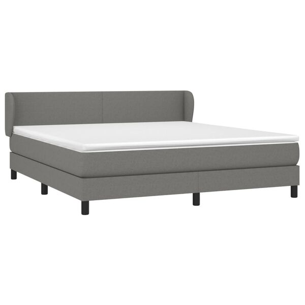 vidaXL &Kappa;&rho;&epsilon;&beta;ά&tau;&iota; Boxspring &mu;&epsilon; &Sigma;&tau;&rho;ώ&mu;&alpha; &Sigma;&kappa;&omicron;ύ&rho;&omicron; &Gamma;&kappa;&rho;&iota; 180x200 &epsilon;&kappa; &Upsilon;&phi;&alpha;&sigma;&mu;ά&tau;&iota;&nu;