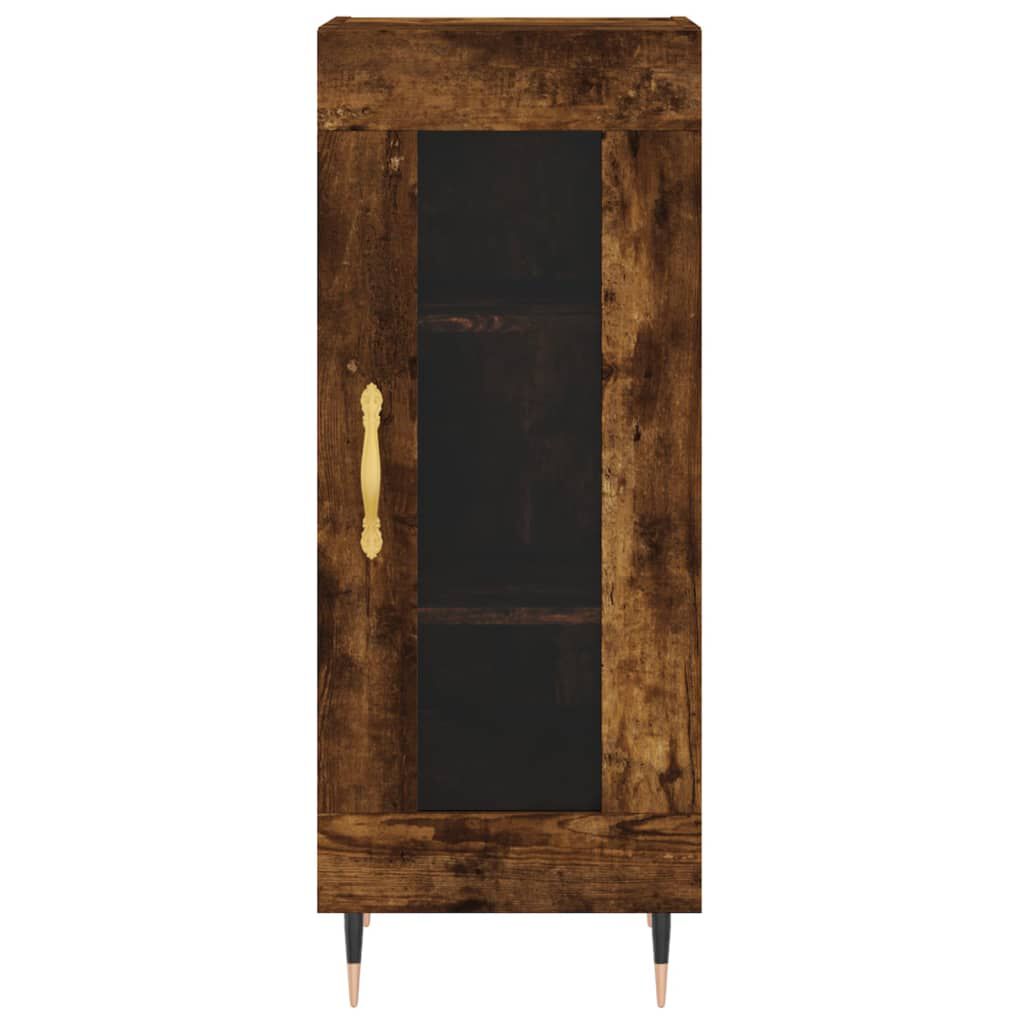 vidaXL Ντουλάπι Καπνιστή δρυς 34,5x34x180 εκ. από Επεξεργασμένο Ξύλο