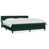 vidaXL Box Spring &kappa;&rho;&epsilon;&beta;ά&tau;&iota; &mu;&epsilon; &sigma;&tau;&rho;ώ&mu;&alpha; &sigma;&kappa;&omicron;ύ&rho;&omicron; &pi;&rho;ά&sigma;&iota;&nu;&omicron; 180x220cm &Beta;&epsilon;&lambda;&omicron;ύ&delta;&iota;&nu;&omicron;
