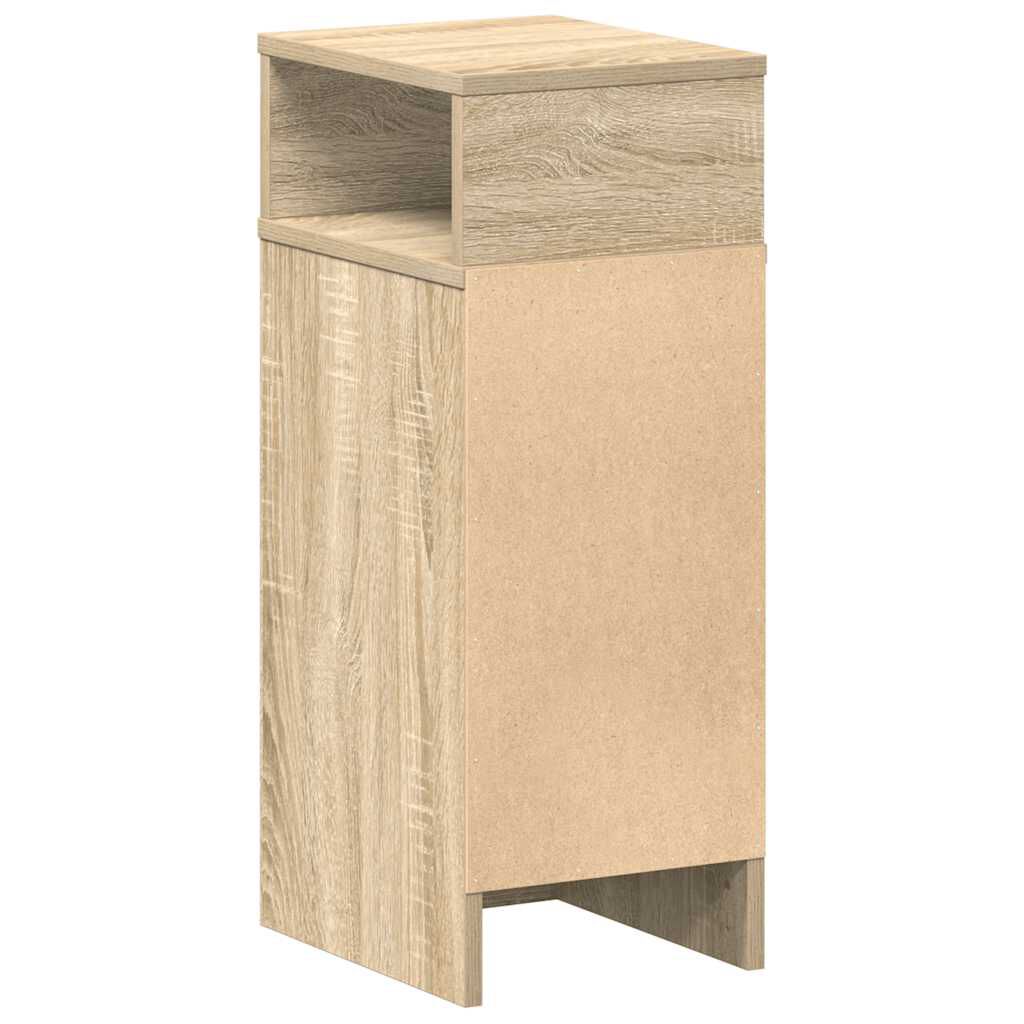 vidaXL Κομοδίνο με συρτάρι Sonoma Δρυς 25x31x66 εκ.