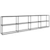 vidaXL &Rho;ά&phi;&iota; &phi;&upsilon;&tau;ώ&nu; 3 &epsilon;&pi;&iota;&pi;έ&delta;&omega;&nu; &Mu;&alpha;ύ&rho;&omicron; 400 x 32 x 104 &epsilon;&kappa;. &Alpha;&tau;&sigma;ά&lambda;&iota;