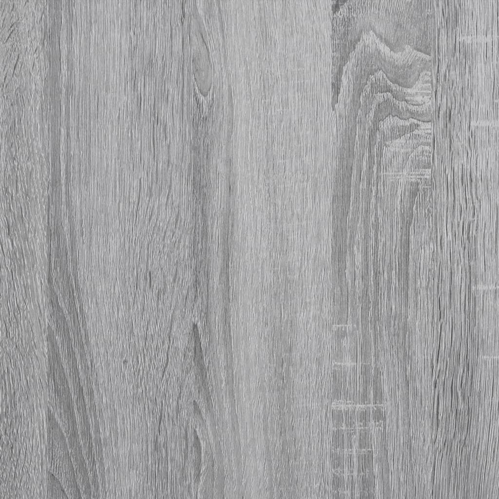 vidaXL Τρόλεϊ Κουζίνας Sonoma Γκρι 100,5x50x105 εκ. Επεξεργασμένο Ξύλο