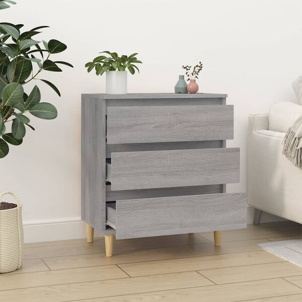vidaXL Ντουλάπι Γκρι Sonoma 60x35x70 εκ. από Επεξεργασμένο Ξύλο