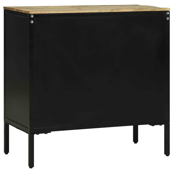 vidaXL Πλάι Καφέ 70 x 35 x 70 εκ. Μασίφ ξύλο μάνγκο